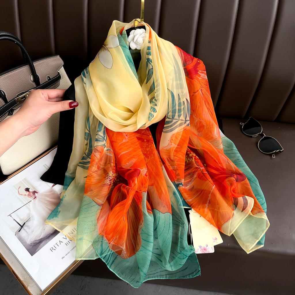 New Fashionable Scarf Muslim Women Chiffon See-through Hijab Islam Scarfs Spring Pashmina Fashion Headscarf Shawls