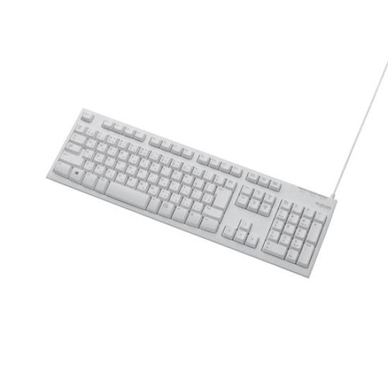 Стандартная клавиатура ELECOM USB-подключение 3 (Резюме) TK-FCM062WH (х наборы)