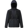 Uni FW24 Pinnacle Solid Fashion Comfortable Hooded Long Sleeve Jacket Men Jacket Navy-Black LC2573100