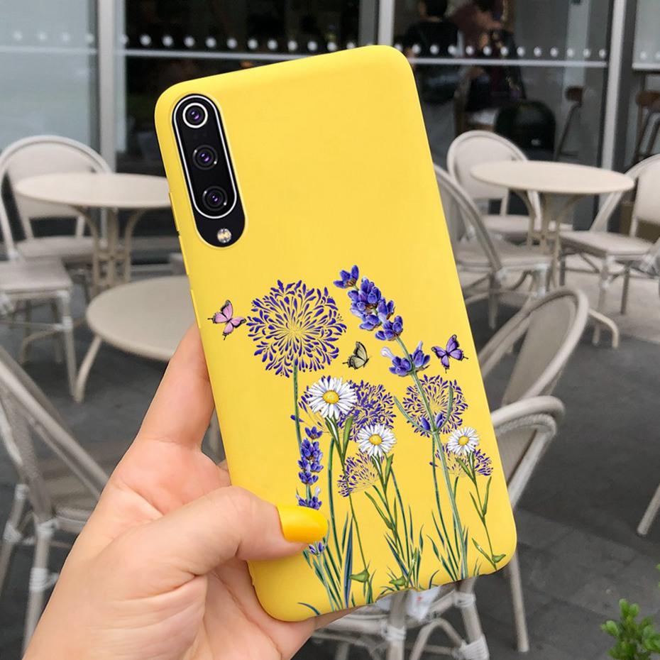 Phone Case For Xiaomi Mi 9 Lite Case Cute Silicone Back Cover For Xiaomi Mi 9 SE Mi9 9SE Mi9lite Phone Shell Soft TPU Bumper