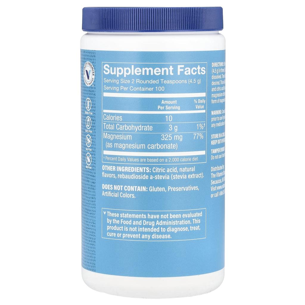 Calm Zone®, Magnesium, Raspberry Lemon, 450G (16Oz)