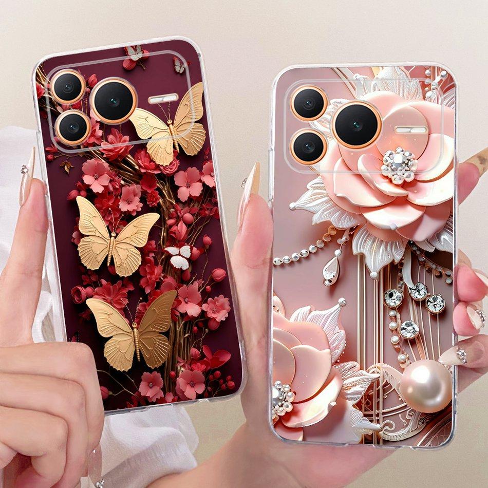 For Honor Power 2 / Power 5G 2026 Cute Flower Butterfly Cat Painted Case For Honor Power Power2 Soft Silicone TPU Phone Cases
