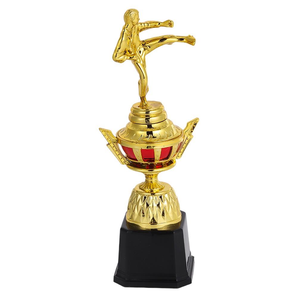 Пластиковая Модель Золотой Трофей Награды Боевые Искусства Награда Победителя Трофей Игрушка Школьный Наградной Приз