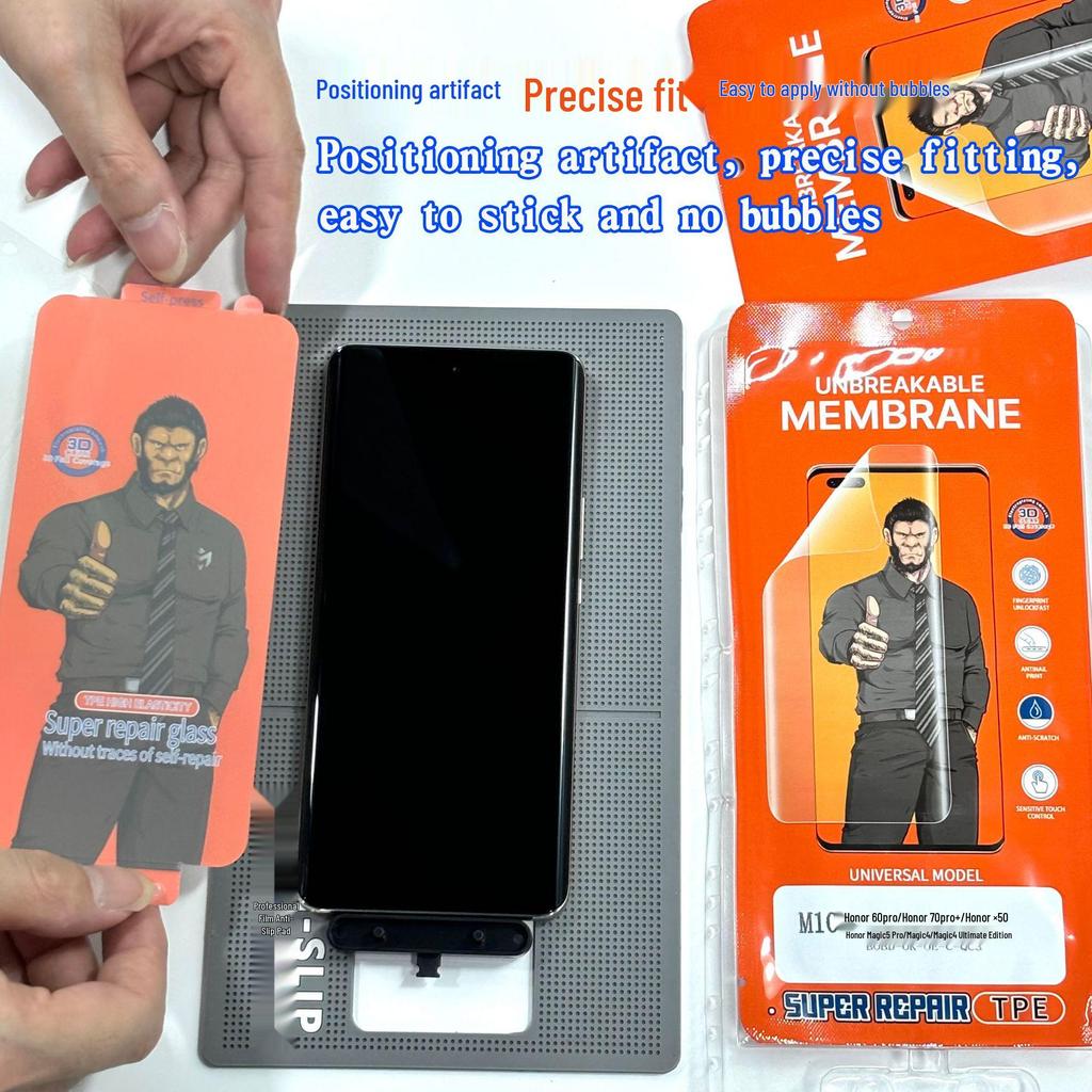 Huawei Mate70Pro Orange Gorilla Hydrogel Film - Curved HD Screen Protector for P70 Nova11