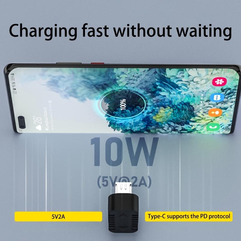 Адаптер Micro USB 90 градусов под прямым углом штекер на разъем Type C для ноутбука ПК USB-зарядных устройств удлинитель-конвертер