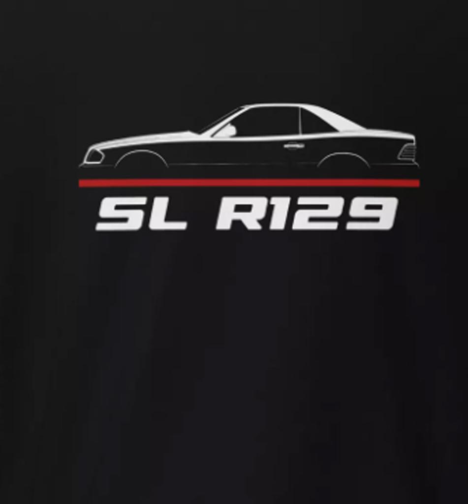 ZYXZ Премиальная футболка для Mercedes SL Hardtop R129 1989 2001 Подарок на день рождения для энтузиаста Мужская одежда Графический хлопок Повседневная 820231