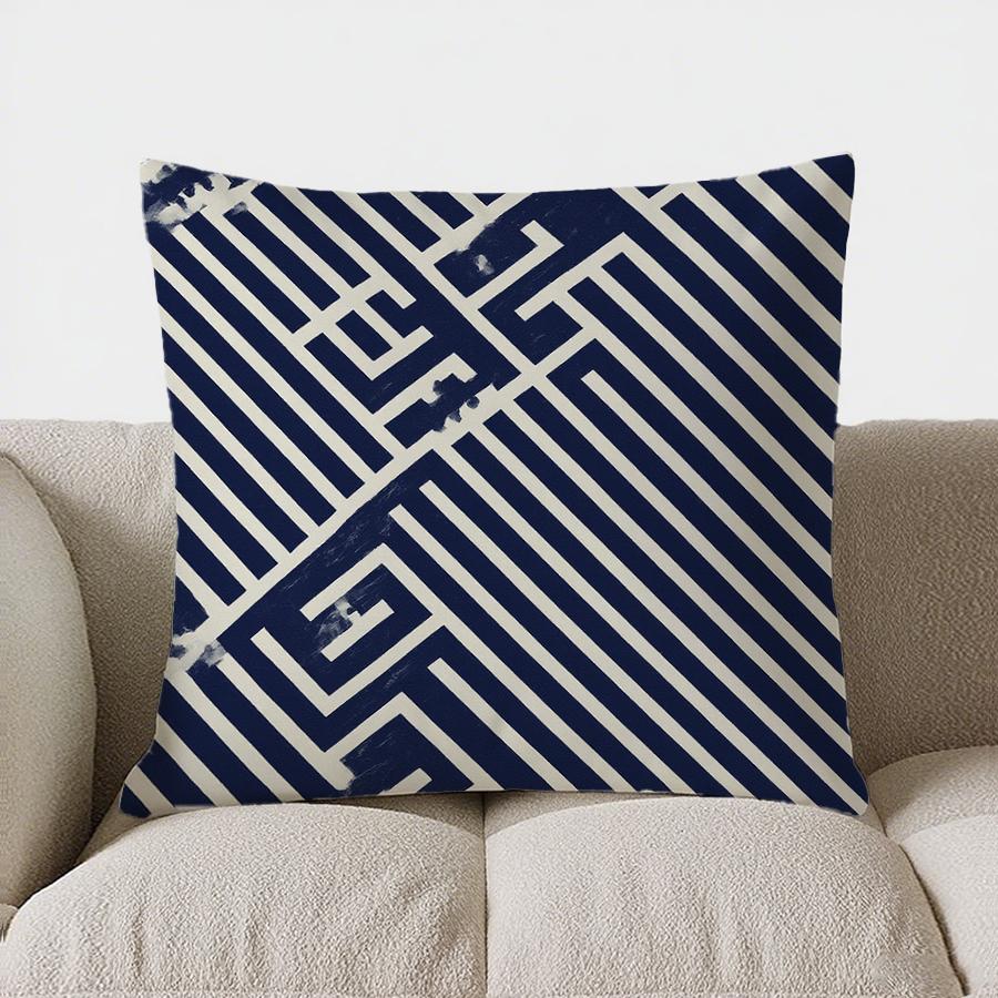 Домашний Декор Геометрический Узор Декоративная Подушка Для Домашнего Декора Подушка С Узором Чехол На Подушку Подходит Для Дивана Спальни Автомобиля Чехол На Подушку