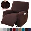 4 Pcs Jacquard Recliner Sofa Cover Stretch Functional Lazy Boy Relax Armchair Cover Couch Cover Furniture Protector Anti-Dust