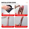 Car Door Handle Sticker Scratch-Resistant Safety Reflective Strip For BMW Performance M E87 E30 E46 E28 F35 G20 E93 F20 X3 X EC2