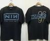 Nine Inch Nails Тур 96-97 2-сторонний Короткий рукав Унисекс Футболка Мужчины Женщины Унисекс Футболка