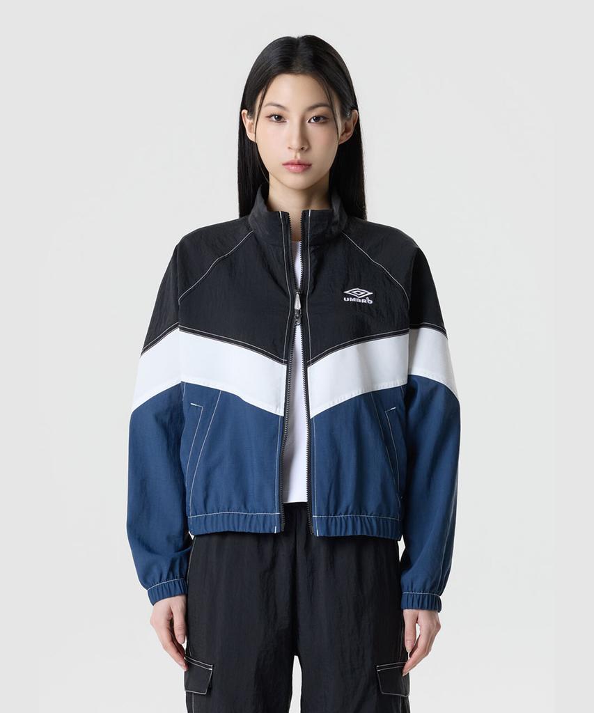 Мужская куртка Umbro Crispy Taslan с длинным рукавом, темно-синяя, Ur324Cjk91 (Тип)