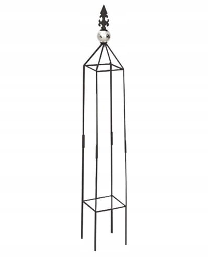 Metal garden support square 79x12x12cm for climbing plants