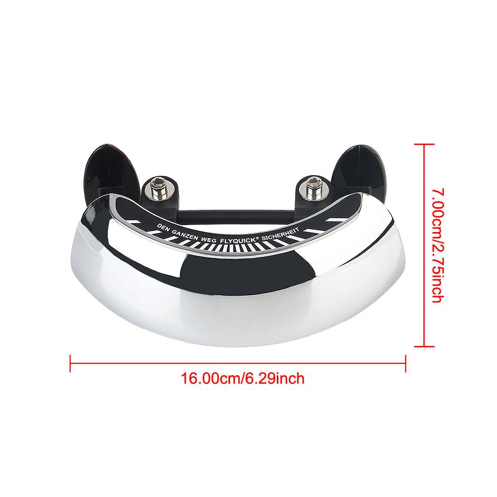 Зеркало заднего вида 180 градусов ультра широкоугольное голографическое мотоциклетное зеркало заднего вида с креплением на центральное лобовое стекло