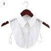 1pc Sexy Lace Fake Collar Shirt Shawl Flower Crochet Neckline Collars Women Detachable Collar Half Shirt Faux Collar Lace Fabric