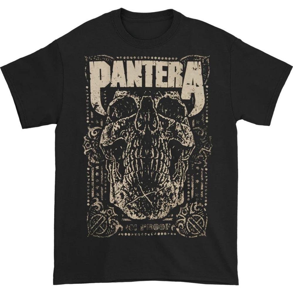 Футболка с принтом группы Pantera, хлопок, альбом 101 Proof, унисекс, оверсайз, готический череп, хип-хоп, Y2K мода