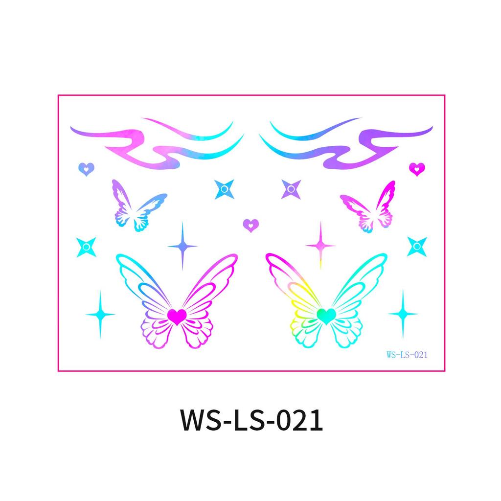 Европейско-американский трансграничный музыкальный фестиваль - Лазерные наклейки для подводки глаз - Водонепроницаемые и стойкие одноразовые татуировки