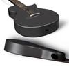 Enya Nova Go Acoustic Guitar, Carbon Fiber Mini Beginner Kit, Includes Guitar Case and Straps (Black)