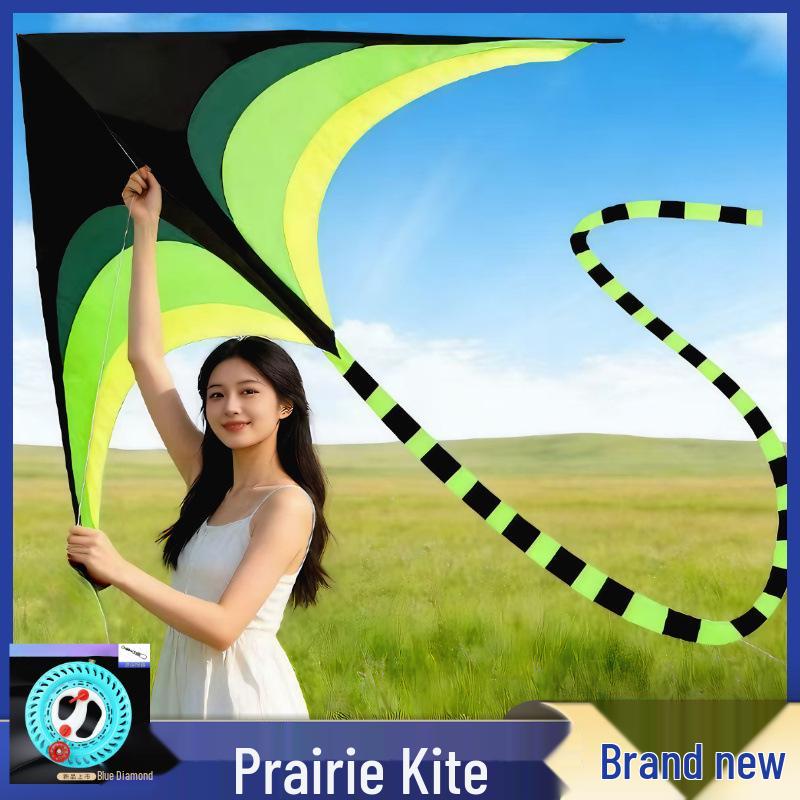 Great Plains Extra Large Rainbow Kite for Kids - Excellent Flying Cartoon Design