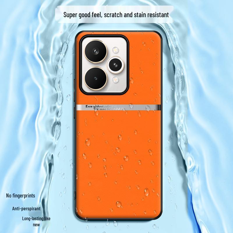 Чехол для телефона Realme 15 Pro H из жидкой кожи - Прочный, Минималистичный, Высококлассный бизнес-дизайн