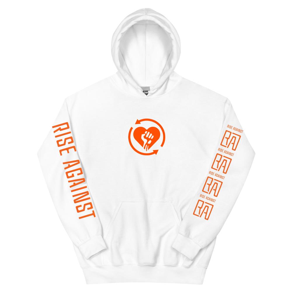 2025 Heartfist RA Printing Hoodies RISE AGAINST RICOCHET Album Sweatshirt Long Sleeve Pocket Unisex Streetwear Men Clothing Top