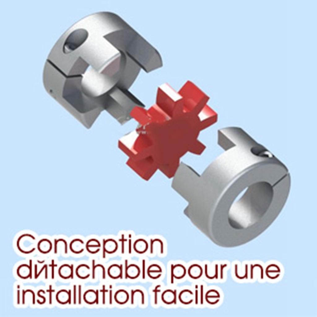 Муфта сцепления с эластомерным элементом Гибкая муфта с эластомерным элементом Кодер 8мм x 10мм Гибкая муфта с эластомерным элементом Соединитель кодера шагового двигателя ЧПУ