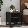 VidaXL Bedside Table Black 40 X 30 X 40 Cm Chipboard, Cabinet, Side Cabinet, Phone Stand, Bedside Table, 848494