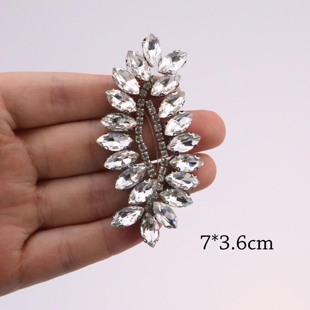 Diamond Decoration Rhinestone Patches Glue Back Beading Applique Luxury Rhinestone Applique