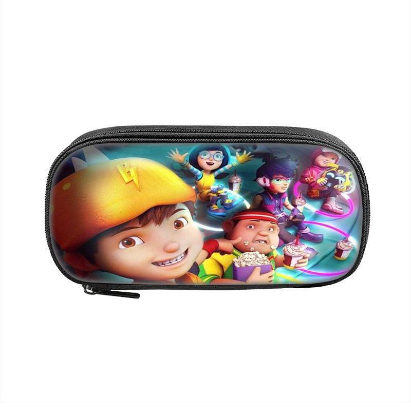 Пенал Boboiboy для детей, нейлоновая сумка для хранения с мультяшным дизайном