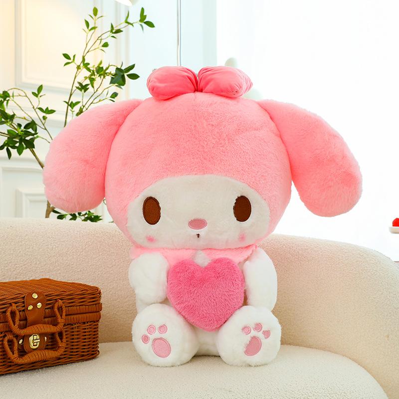 30/45/60 см Серия Sanrio Сердечки Плюшевые Игрушки Куроми Синнаморолл Набитые Плюшевые Куклы Милые Мягкие Плюшевые Рождественские Подарки Для Девочки