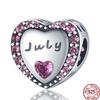 Genuine 925 Silver December Love Star Shaped Shiny Zirconia Beads Suitable For Pan 925 Bracelet Exquisite