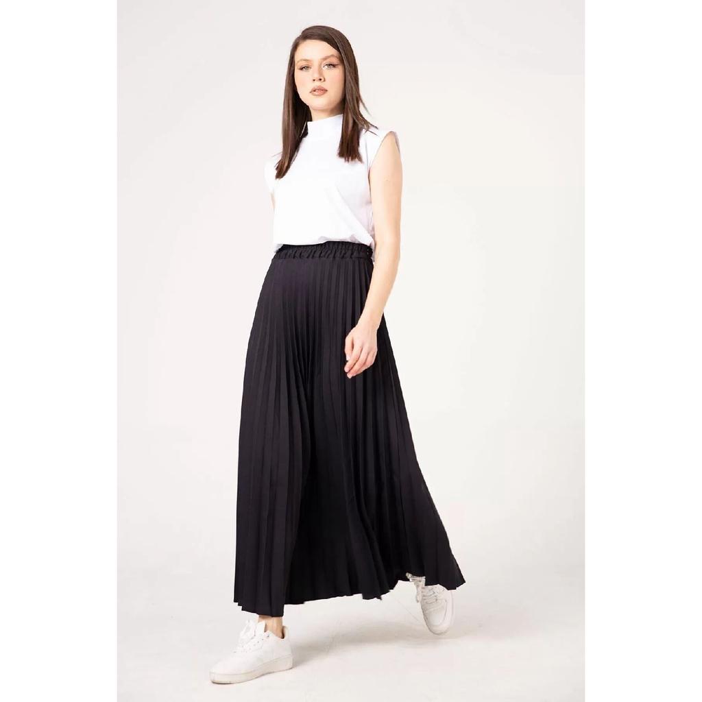 Плиссированная Юбка 32-9001 Серый