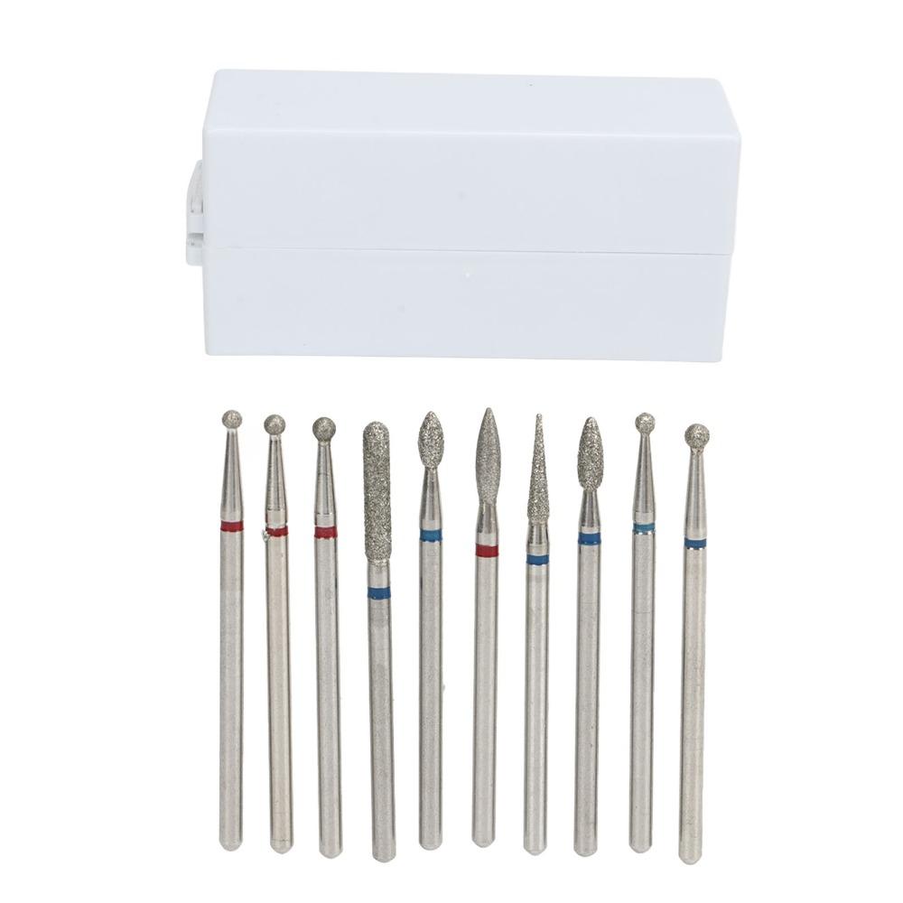 30pcs Dustproof Acrylic Cover Nail Grinding Heads Set Ideal For Nail Technicians And Diy Users