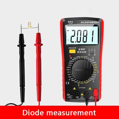 Dm9205A Высокоточный цифровой мультиметр AC/DC тестер транзисторов Электрический измеритель Ncv Профессиональный аналоговый мультиметр