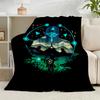 1PC Heroic Legend Crest Flannel Blanket Gift, Suitable for Both Men And Women, Soft Ideal for Beds And Sofa, Birthday Or Christmas Gift