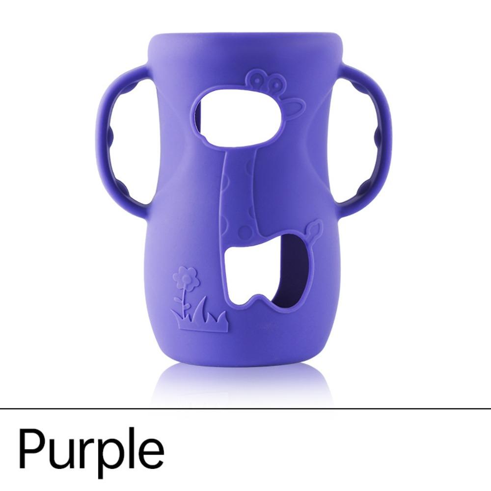 С ручками чехол для детской бутылочки противоударный держатель для детской бутылочки портативные силиконовые рукава кормление