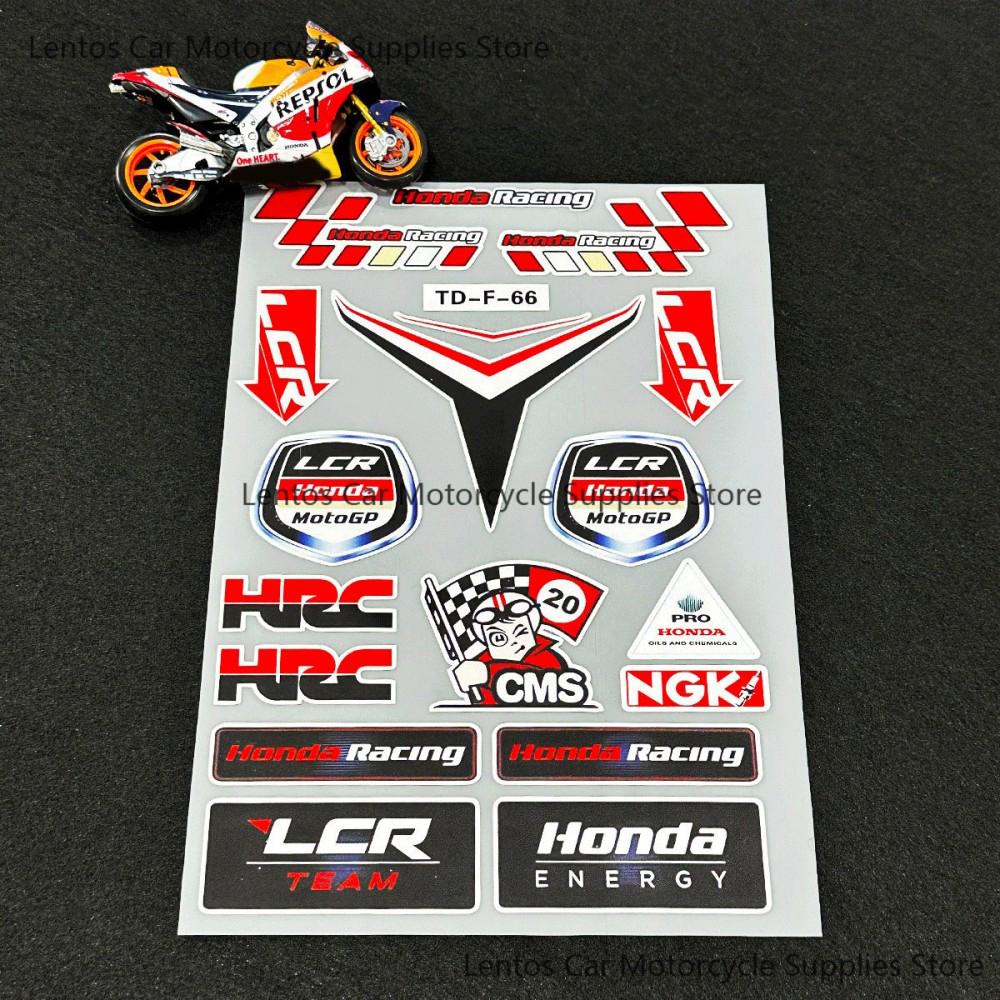 Мотоциклетные Отражающие Наклейки на Шлем HONDA Motorsports Крылья Мечты Логотип Декоративные Наклейки на Бензобак и Задний Кофр UQ8 mkdv9