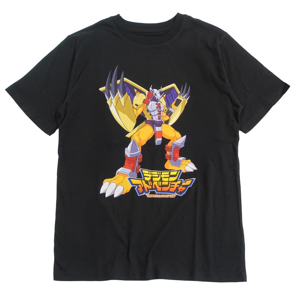 FinePlus Digimon Adventure WarGreymon Футболка с коротким рукавом Мерч с персонажем