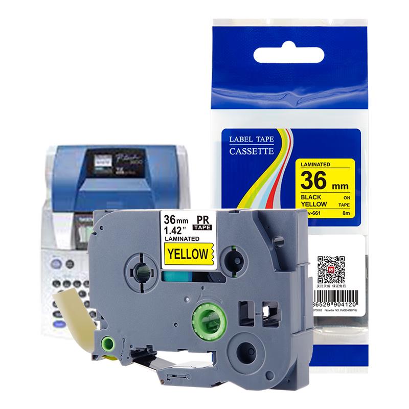 Tianwei TZw Laminated Label Tape for Brother Printers