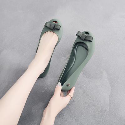 2024 Весна и осень женская обувь Плоские туфли Новые простые повседневные удобные нескользящие туфли с круглым носком и неглубоким носком