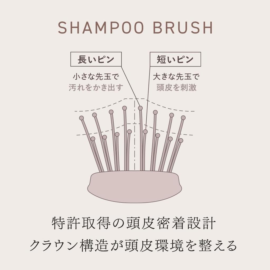 AKNIR Rinka Шампунь-щетка для волос Роза x Сандаловое дерево Подарочная коробка