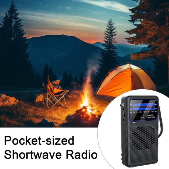 Портативное радио с долговечной двухбатарейной конструкцией, полным диапазоном покрытия, технологией низкого энергопотребления, радио для подготовки к чрезвычайным ситуациям