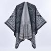 New Retro Cashew Flower Large Shawl Autumn and Winter Women's Imitation Cashmere Thickened Warm Scarf Cape