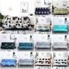 Comfortable And Stretchable Printed Slipcover Without Armrest Sofa Bed Cover For Modern Living Spaces