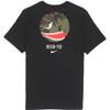 Cartoon Devil Camo Print Casual Crew Neck T-shirt Men Tops Black DV2072-010