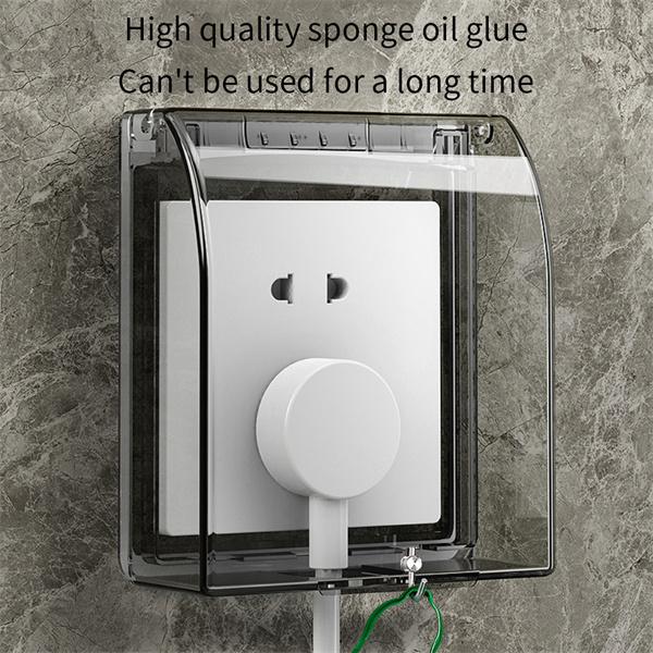 Bathroom Switch Protection Cover Wall Socket Waterproof Box Transparent Plate Outdoor Socket Box Cover Protector