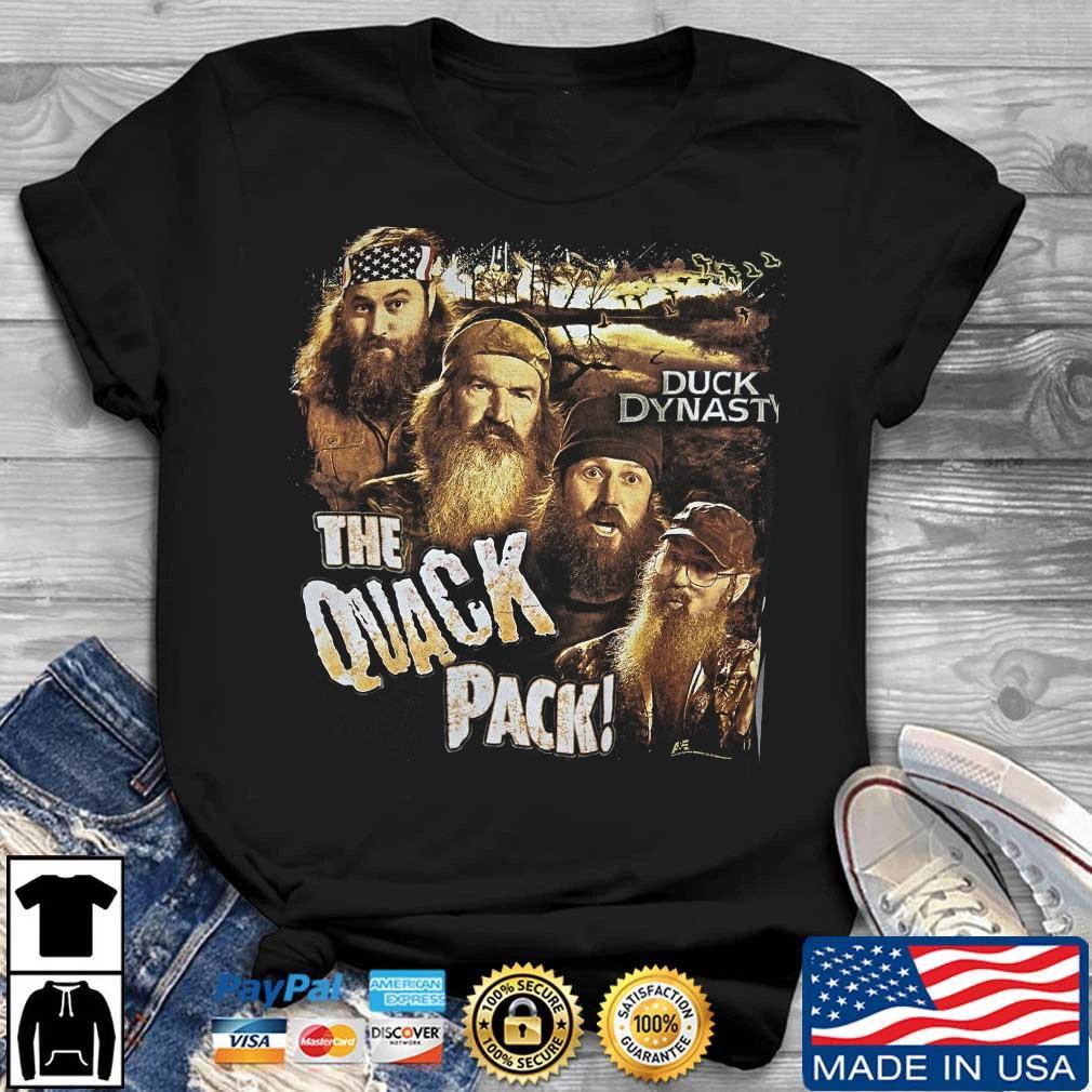 Duck Dynasty Shirt Mens Quack Pack Black unisex Shirt B260