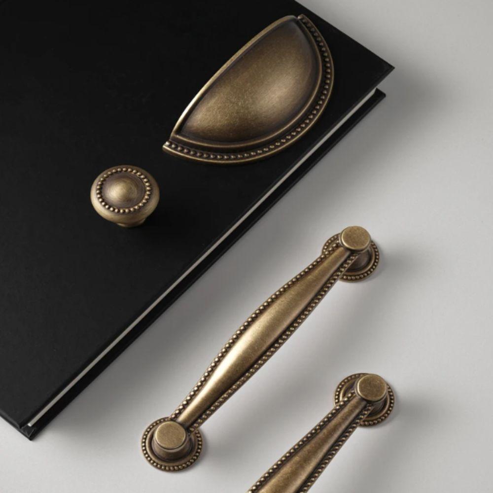Light Luxury Brass Cabinet Knobs Drawer Pull Shell Shaped Handle Cupboard Handles  Interior Design