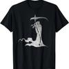 Grim Reaper Angel of Death Vintage Occult Gothic Aesthetic T-Shirt