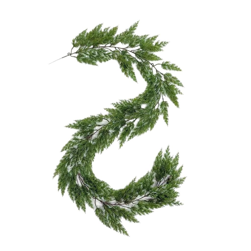 Christmas Garland Realistic Christmas Decoration for Holiday Fireplace Table