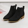Fashion Women Boots New Spring Autumn Fashionable Versatile Pointed Suede Thick Heel Shoes Elegant Minimalist Women Heeled Ankle Boots